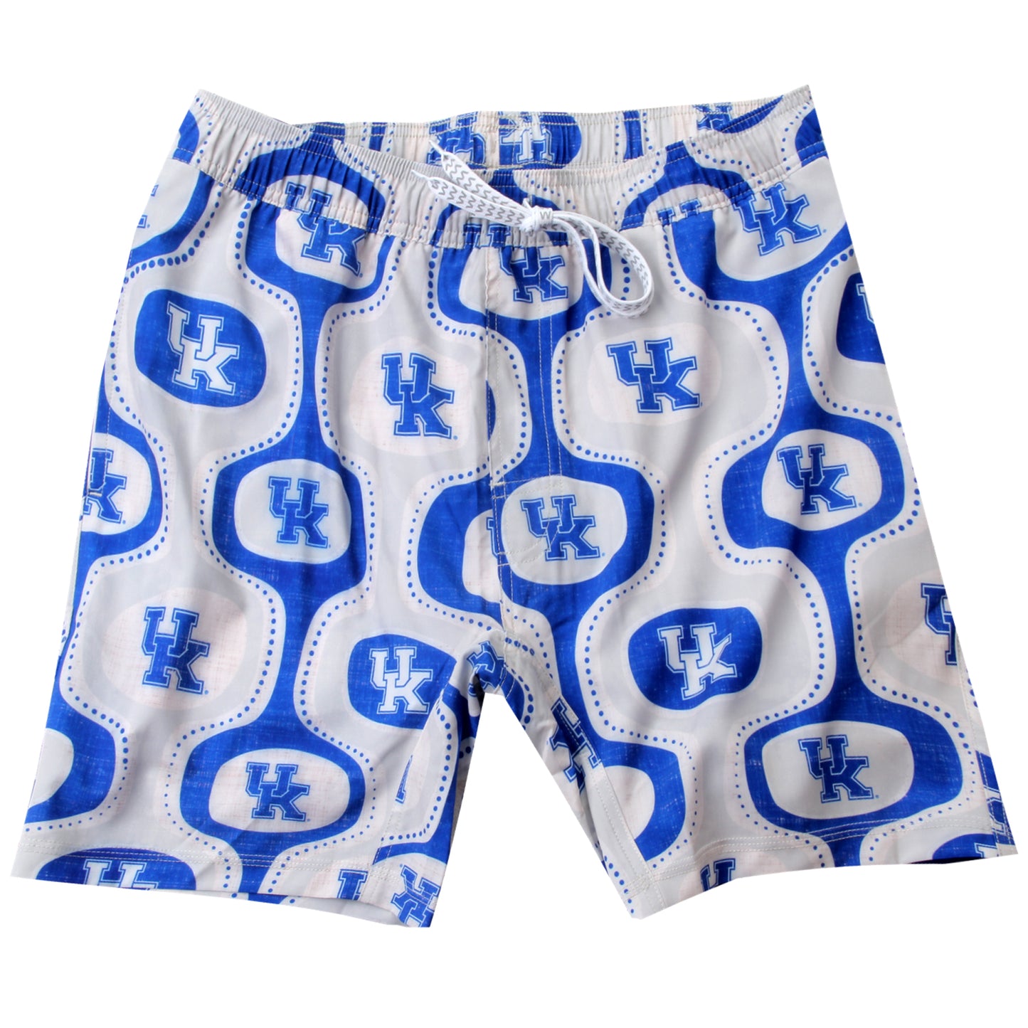 Kentucky Wildcats Wes and Willy Mens College Cabana Boy Retro Tech Swim Trunk
