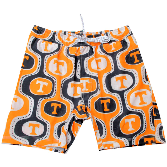 Tennessee Volunteers Wes and Willy Mens College Cabana Boy Retro Tech Swim Trunk