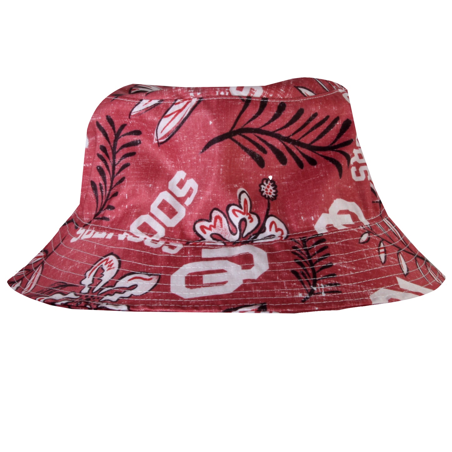 Oklahoma Sooners Wes and Willy Mens Vintage Floral Bucket Hat