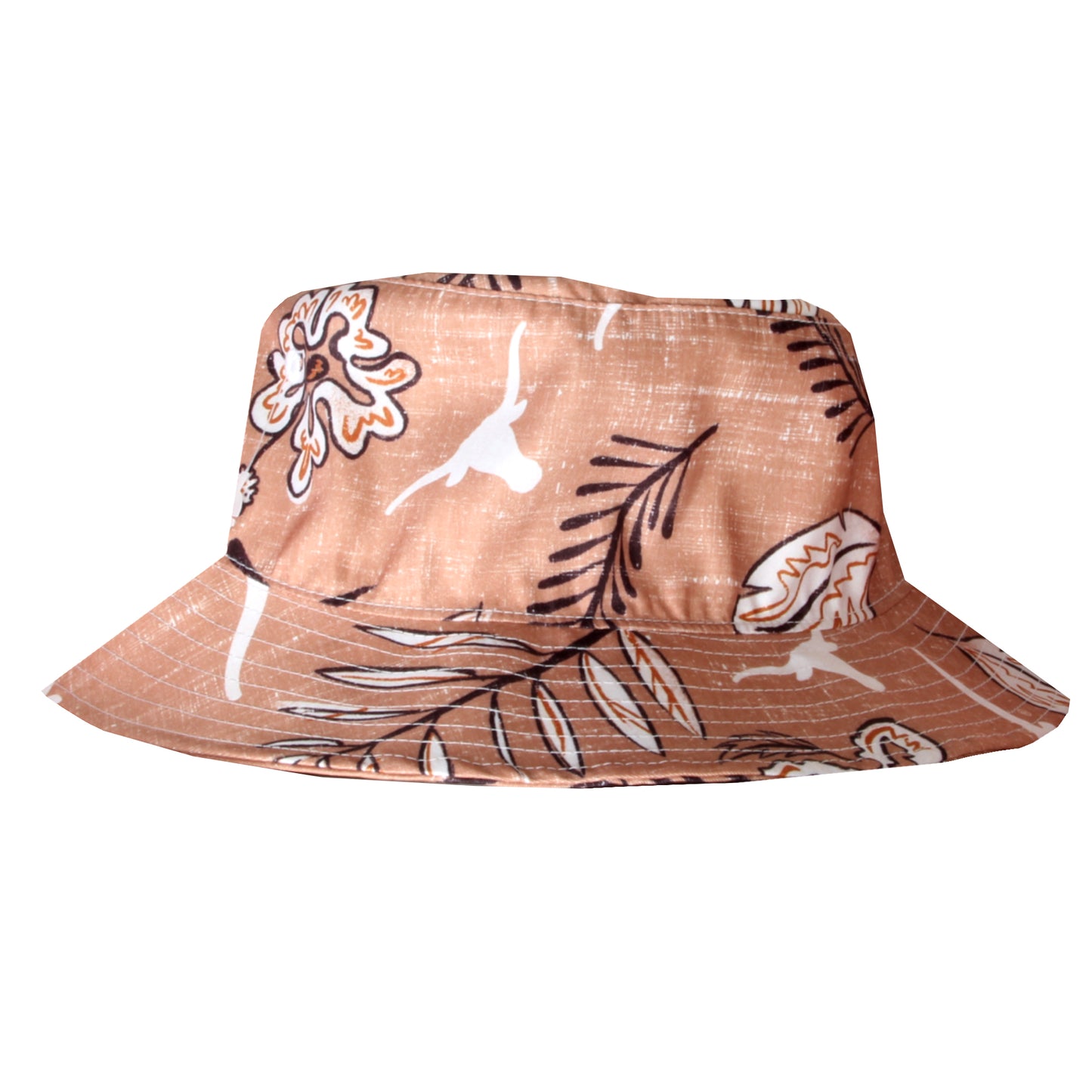 Texas Longhorns Wes and Willy Mens Vintage Floral Bucket Hat