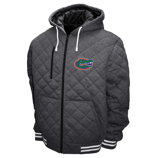 Florida Gators Franchise Club Mens Diamond Quilted Full Zip Jacket