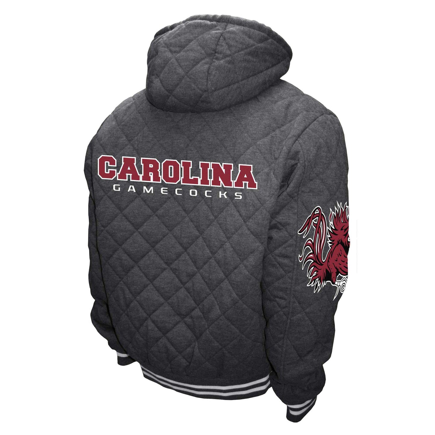 South Carolina Gamecocks Franchise Club Mens Diamond Quilted Full Zip Jacket