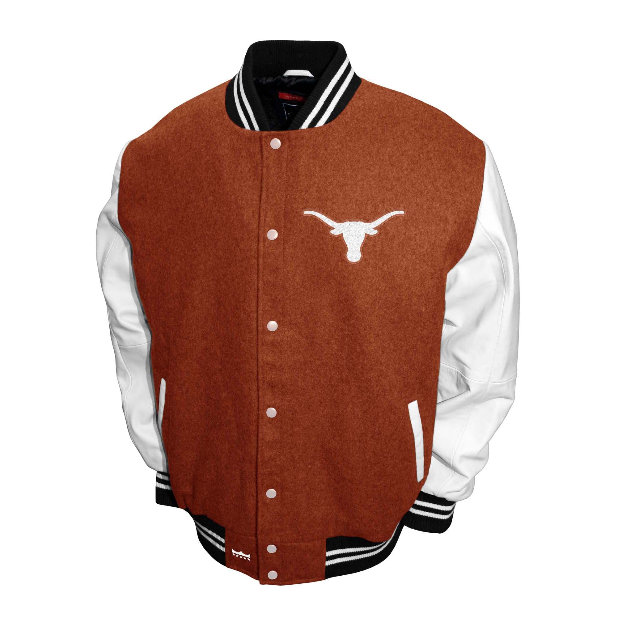 Longhorns on sale letterman jacket