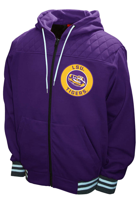 LSU Tigers Franchise Club Mens Walk On Hoodie Jacket