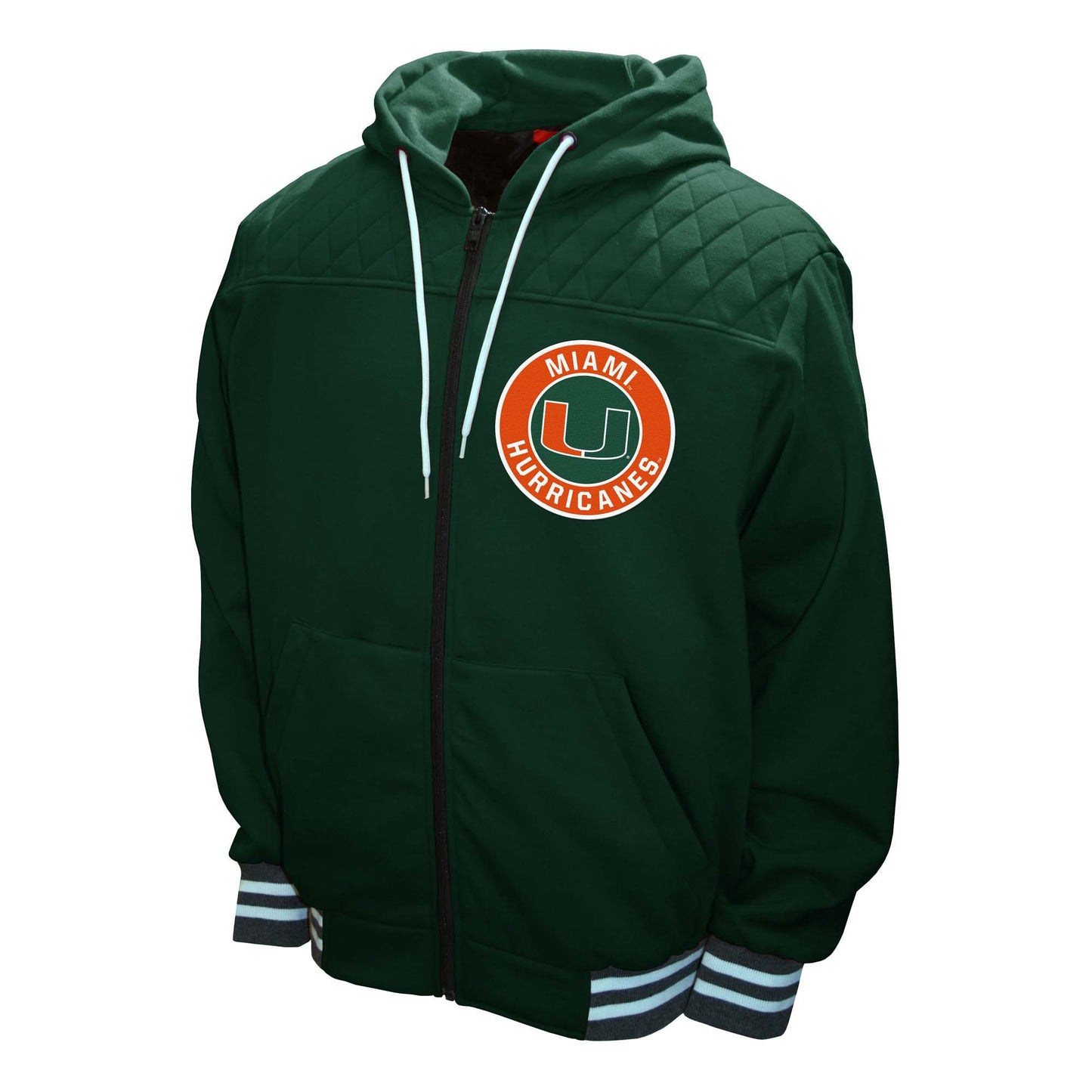 Miami Hurricanes Franchise Club Mens Walk On Hoodie Jacket