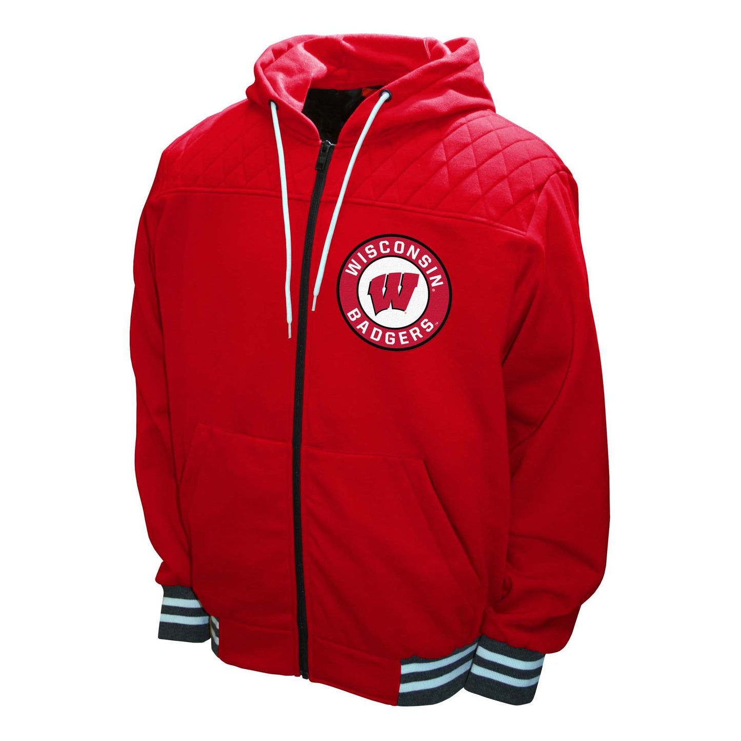 Wisconsin Badgers Franchise Club Mens Walk On Hoodie Jacket