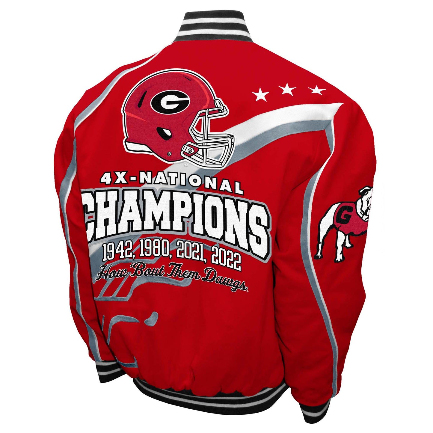 Georgia Bulldogs Franchise Club Mens Commemorative Twill Jacket