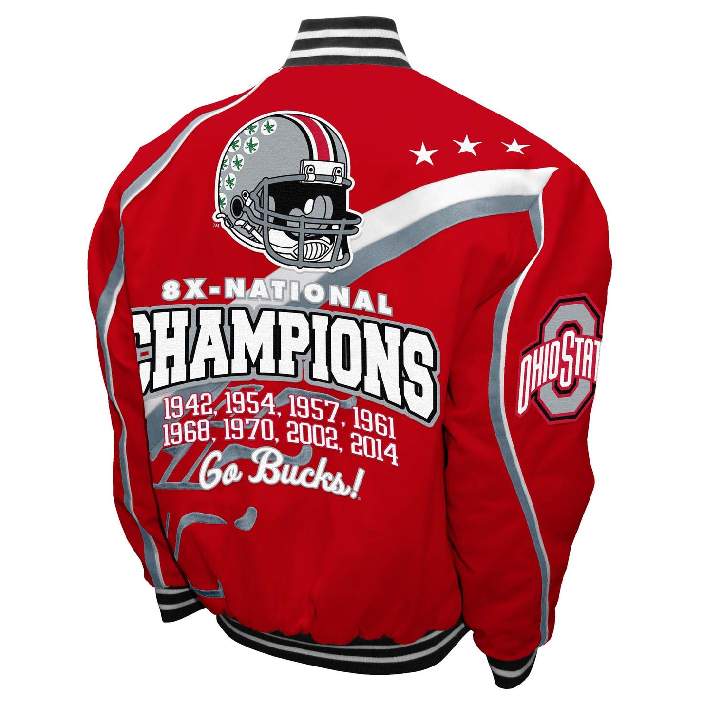 Ohio State Buckeyes Franchise Club Mens Commemorative Twill Jacket