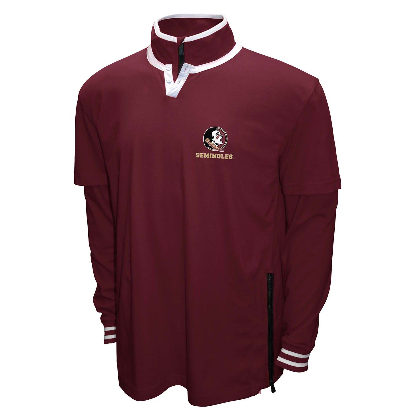 Florida State Seminoles Franchise Club Mens NCAA 3 In 1 Double Down Systems Jacket