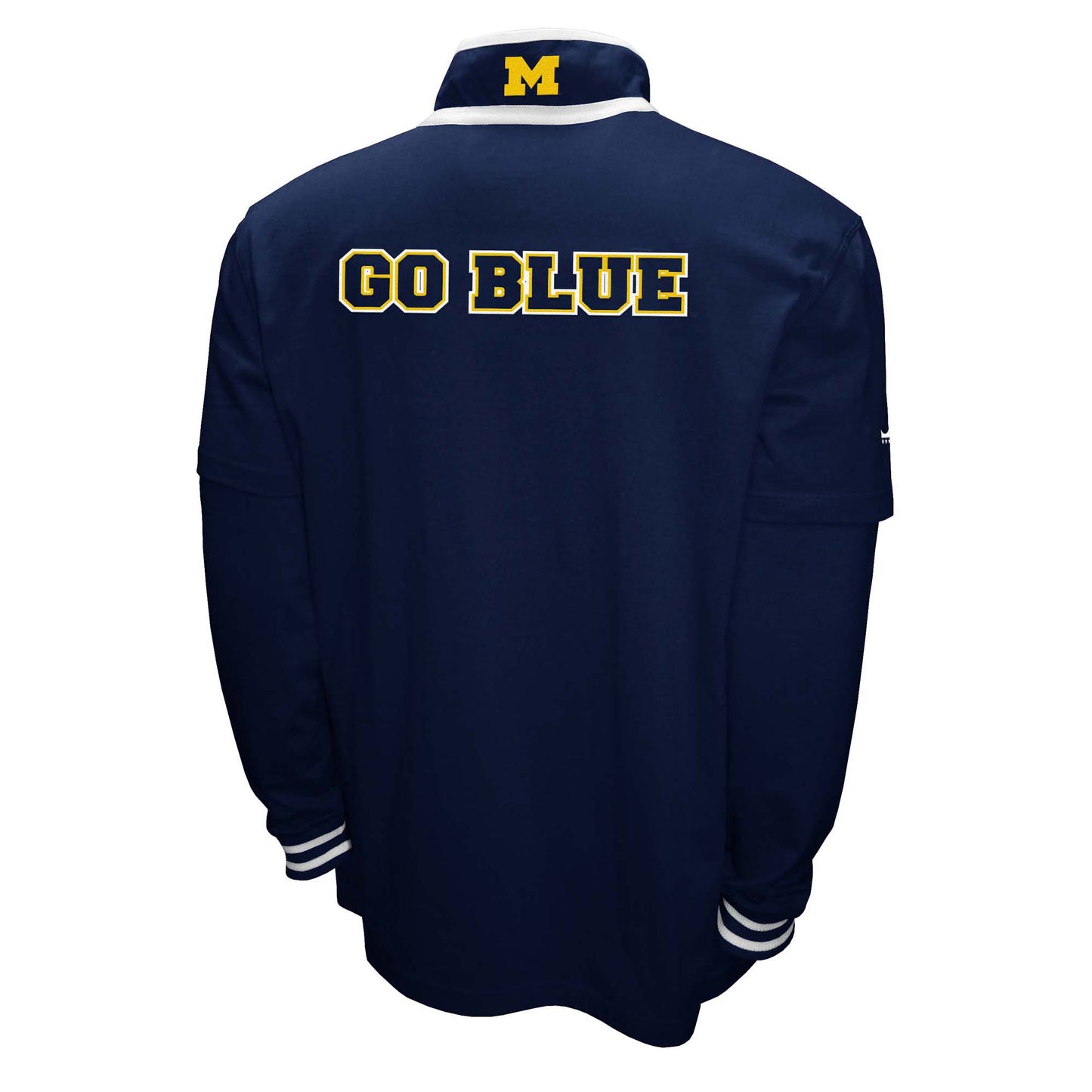 Michigan Wolverines Robe Michigan Wolverines Franchise Club Mens NCAA 3 In 1 Double Down System ...