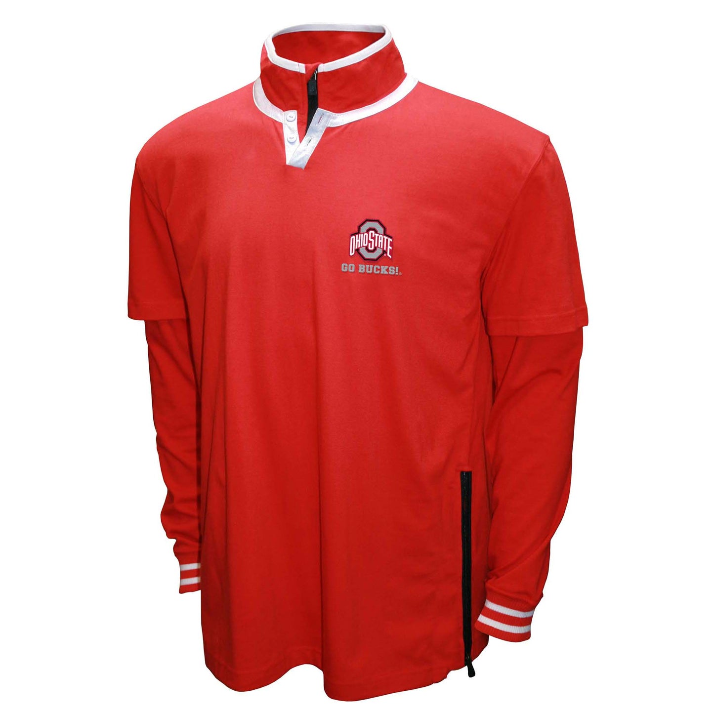 Ohio State Buckeyes Franchise Club Mens NCAA 3 In 1 Double Down Systems Jacket