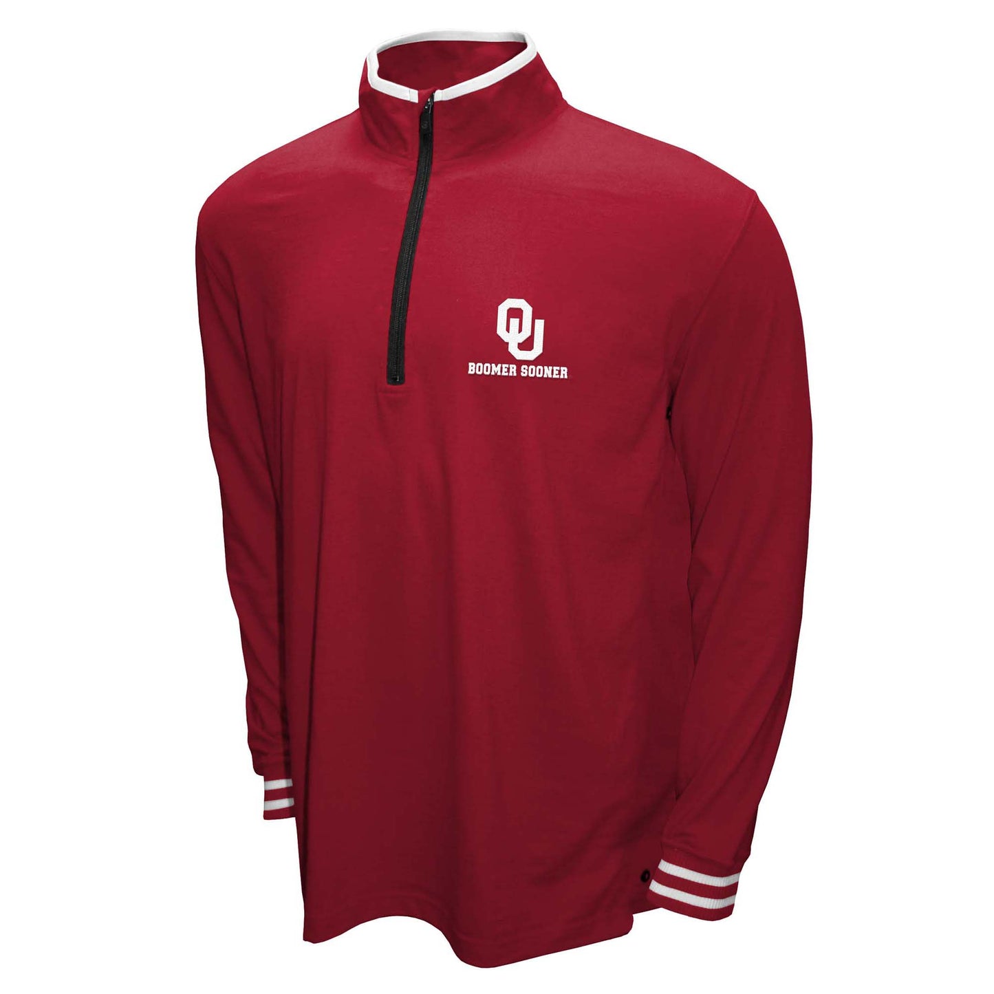 Oklahoma Sooners Franchise Club Mens NCAA 3 In 1 Double Down Systems Jacket