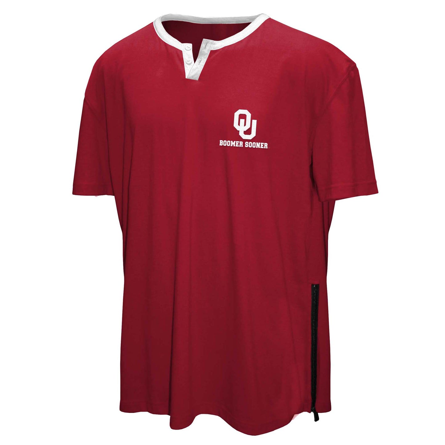 Oklahoma Sooners Franchise Club Mens NCAA 3 In 1 Double Down Systems Jacket