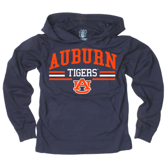 Auburn Tigers Wes and Willy Youth Boys Long Sleeve Hooded T-Shirt