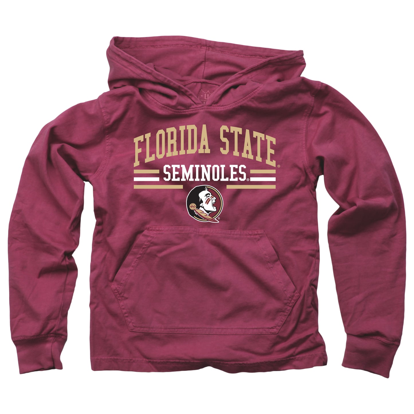 Florida State Seminoles Wes and Willy Youth and Little Boys Long Sleeve Hooded T-Shirt