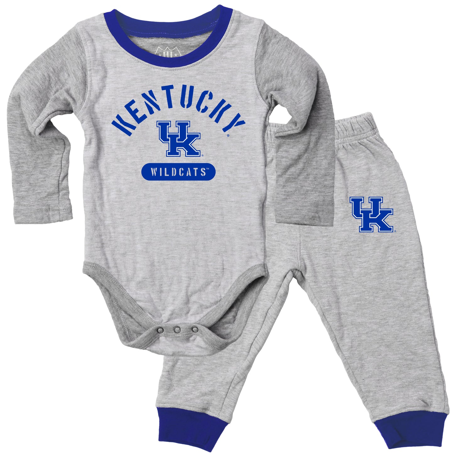 Kentucky Wildcats Wes and Willy Baby College Jie Jie Long Sleeve Bodysuit and Pant Set