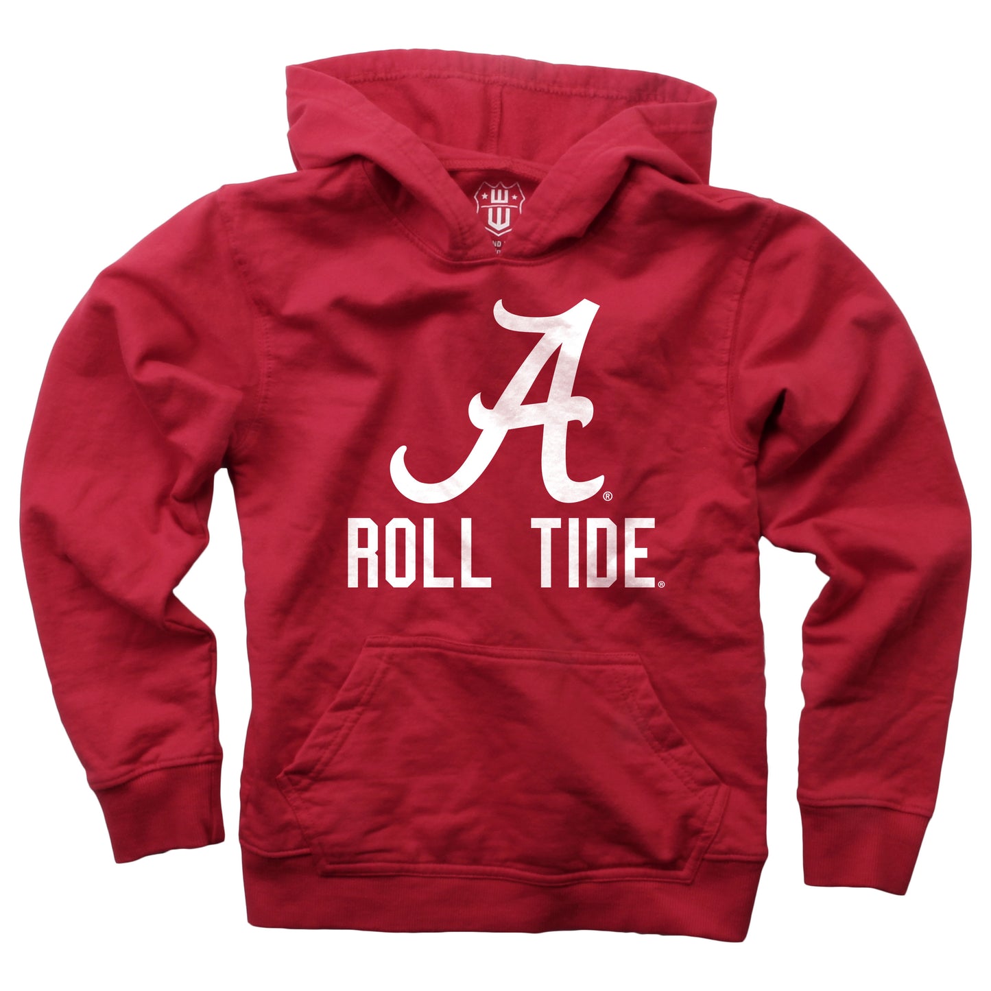 Alabama Crimson Tide Wes and Willy Youth Boys Team Slogan Pullover Hoodie