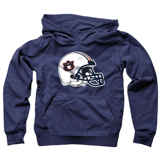 Auburn Tigers Wes and Willy Youth Boys Helmet Logo Pullover Hoodie