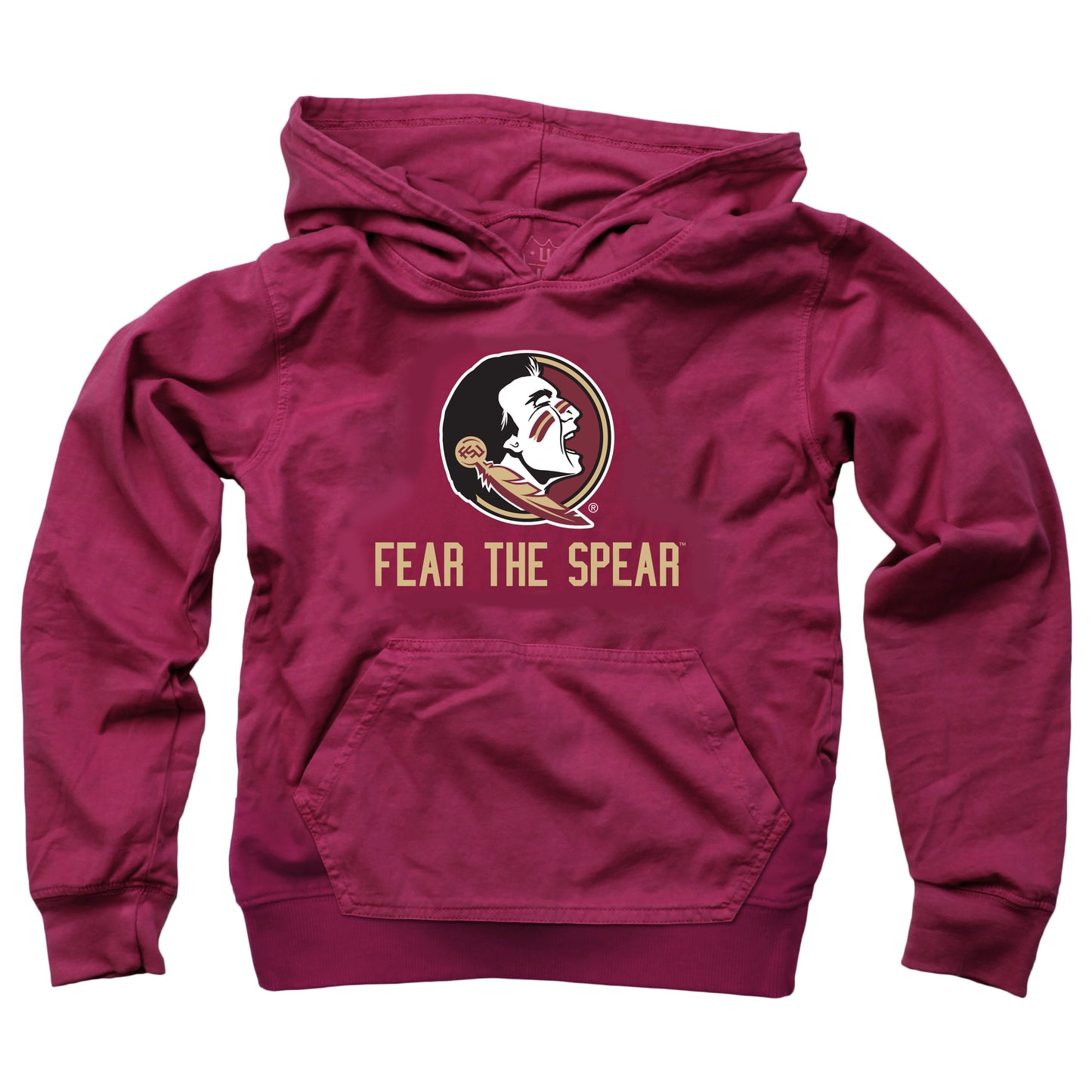 Florida State Seminoles Wes and Willy Youth Boys Team Slogan Pullover Hoodie