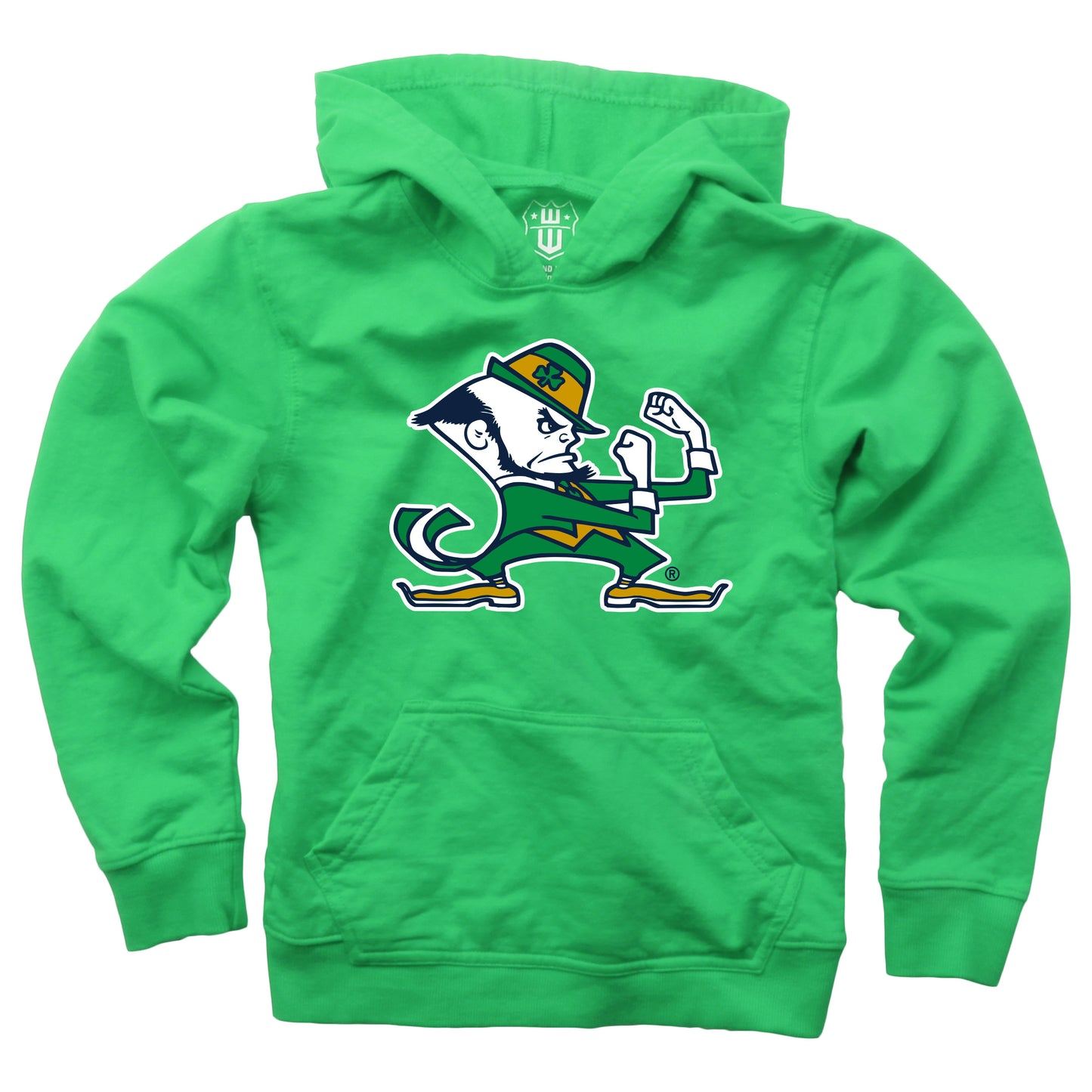 Notre Dame Fighting Irish Wes and Willy Youth Boys Team Logo Pullover Hoodie