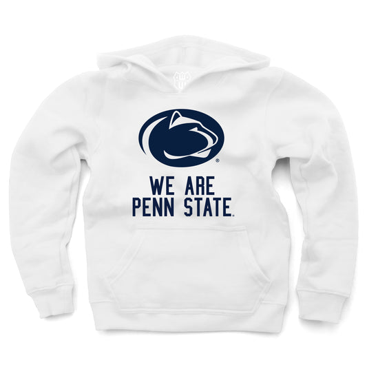 Penn State Nittany Lions Wes and Willy Youth Boys Team Slogan Pullover Hoodie - White