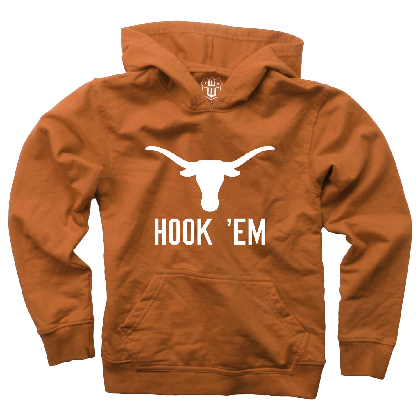 Texas Longhorns Wes and Willy Youth Boys Team Slogan Pullover Hoodie
