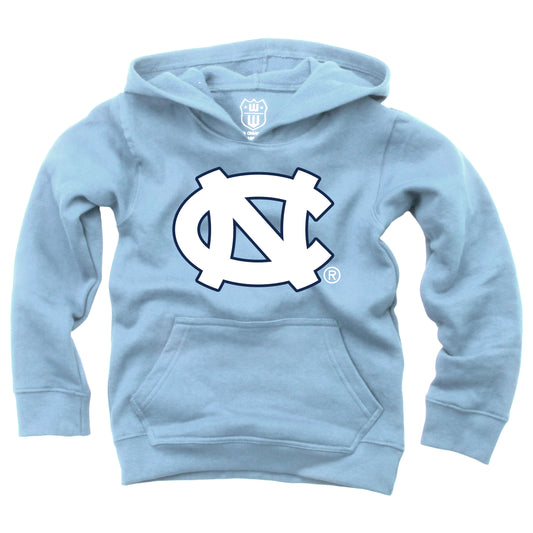 North Carolina Tar Heels Wes and Willy Kids Team Logo Pullover Hoodie