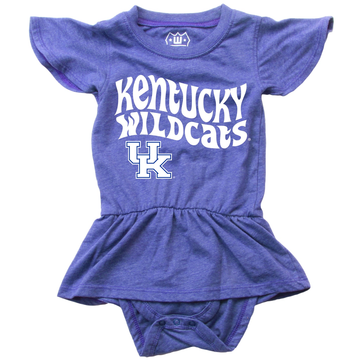 Kentucky Wildcats Wes and Willy Baby Girls College Team One Piece Hopper Skirt