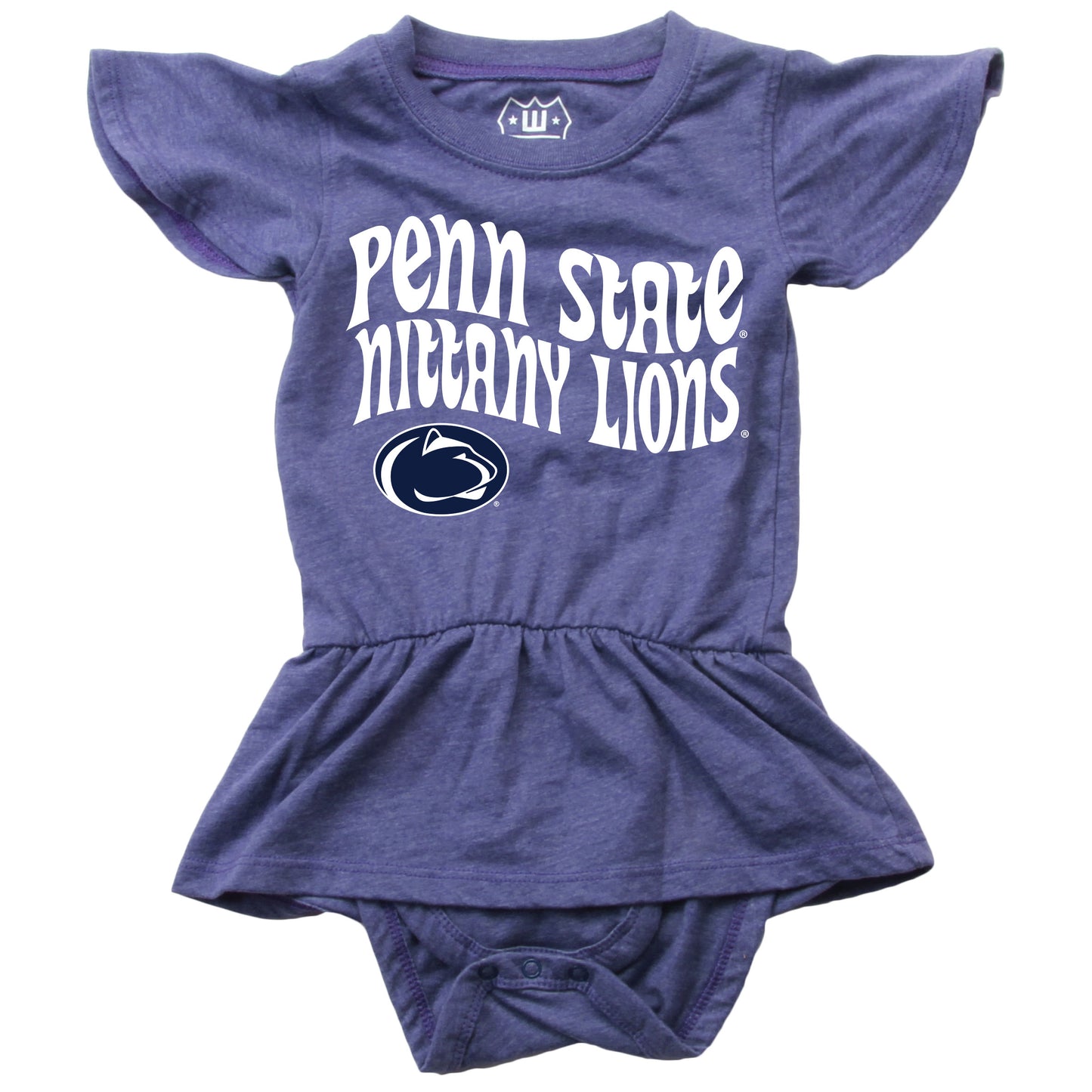Penn State Nittany Lions Wes and Willy Baby Girls College Team One Piece Hopper Skirt