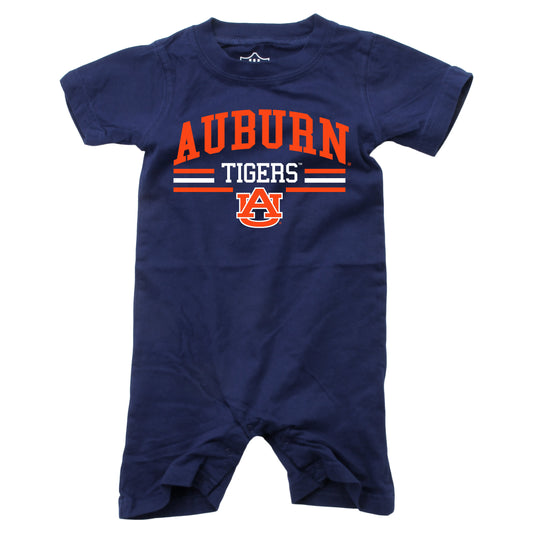 Auburn Tigers Wes and Willy Baby College Team Shorts Romper