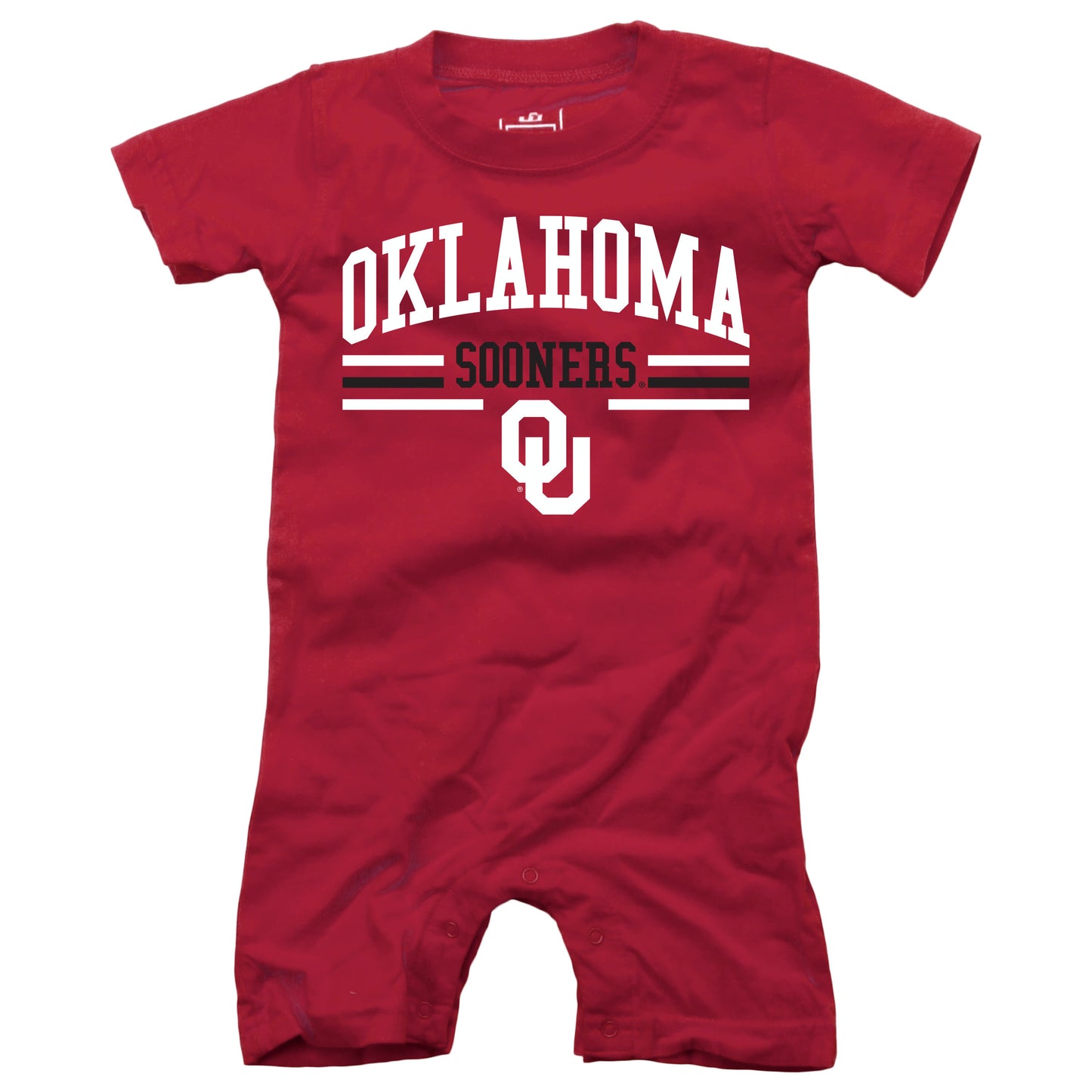 Oklahoma Sooners Wes and Willy Baby College Team Shorts Romper