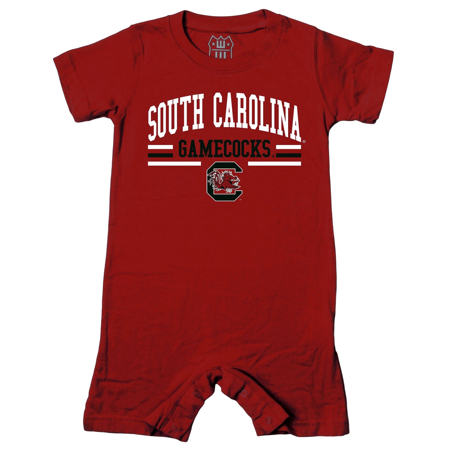 South Carolina Gamecocks Wes and Willy Baby College Team Shorts Romper