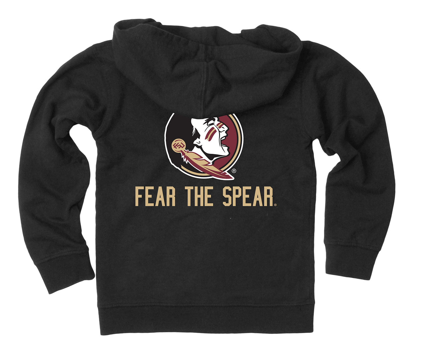 Florida State Seminoles Wes and Willy Boys Zip Up Fleece Hooded Jacket