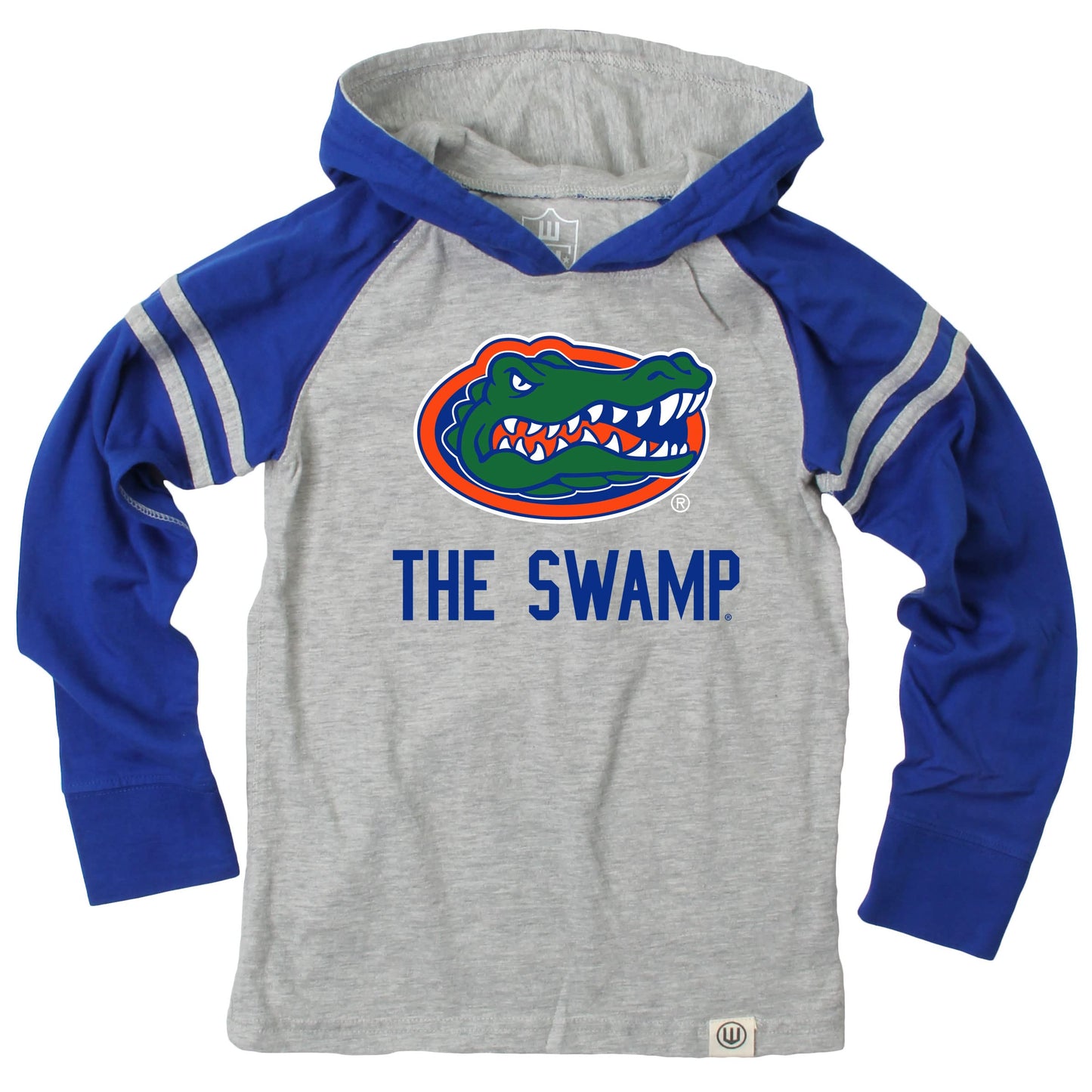 Florida Gators Wes and Willy Youth Boys Long Sleeve Hooded T-Shirt Striped