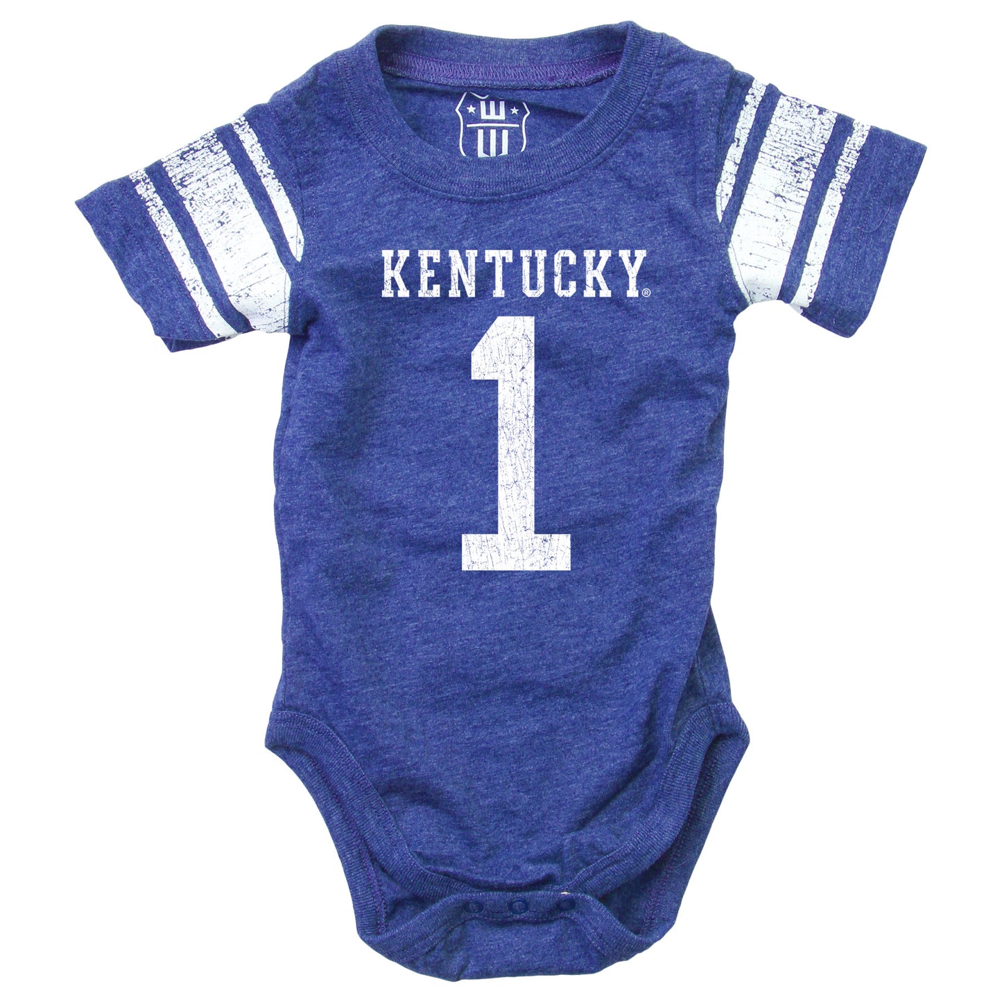 Kentucky Wildcats Wes and Willy Baby College One Piece Jersey Bodysuit