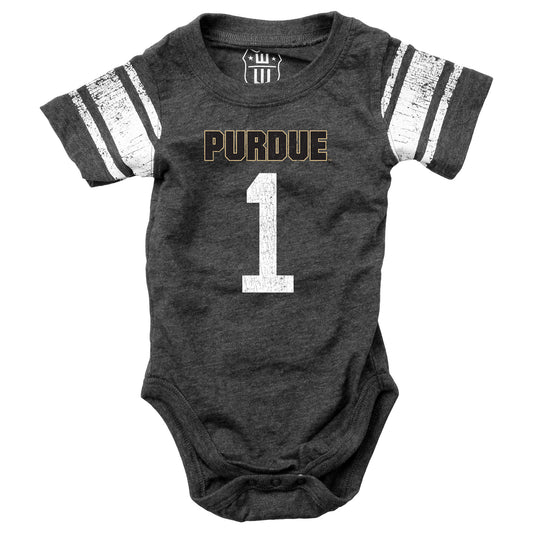 Purdue Boilermakers Wes and Willy Baby College One Piece Jersey Bodysuit