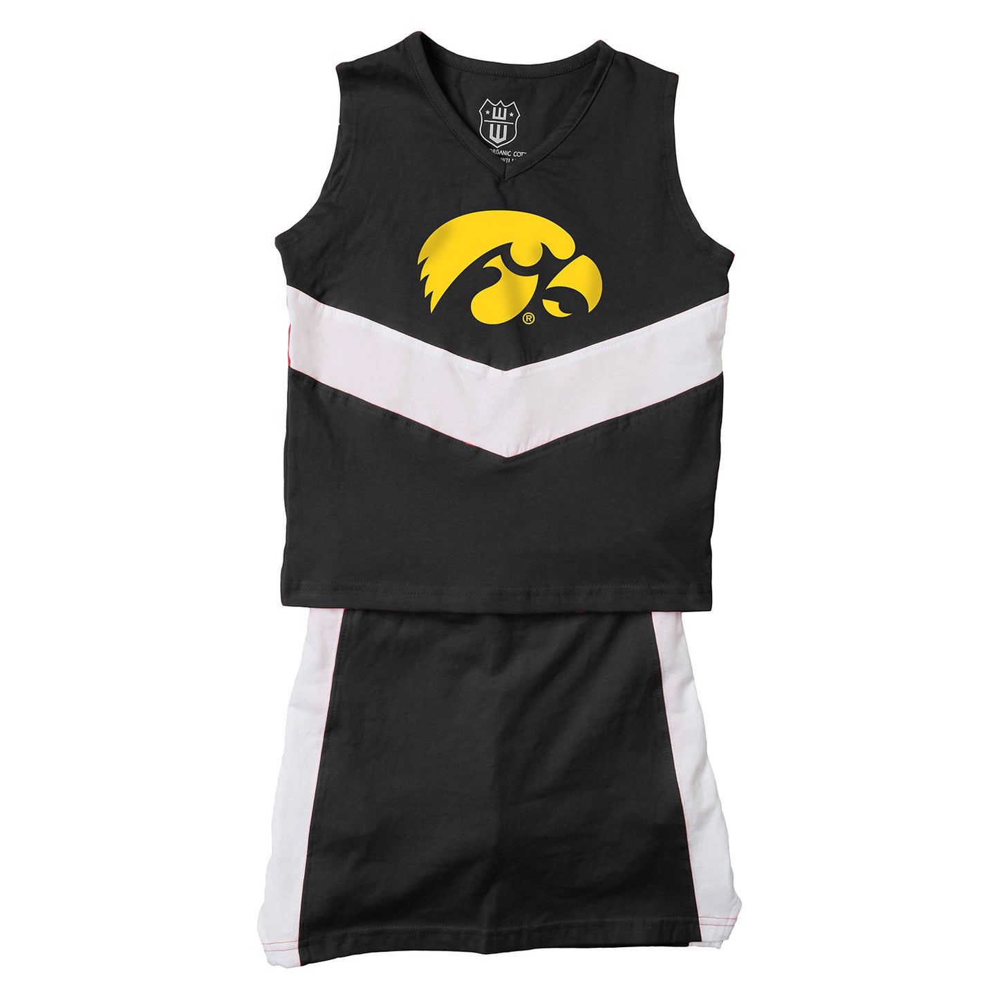 Iowa Hawkeyes Wes and Willy Girls and Toddlers Cheer Set