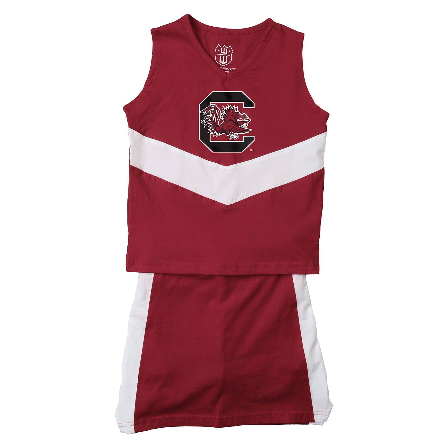 South Carolina Gamecocks Wes and Willy Girls and Toddlers Cheer Set