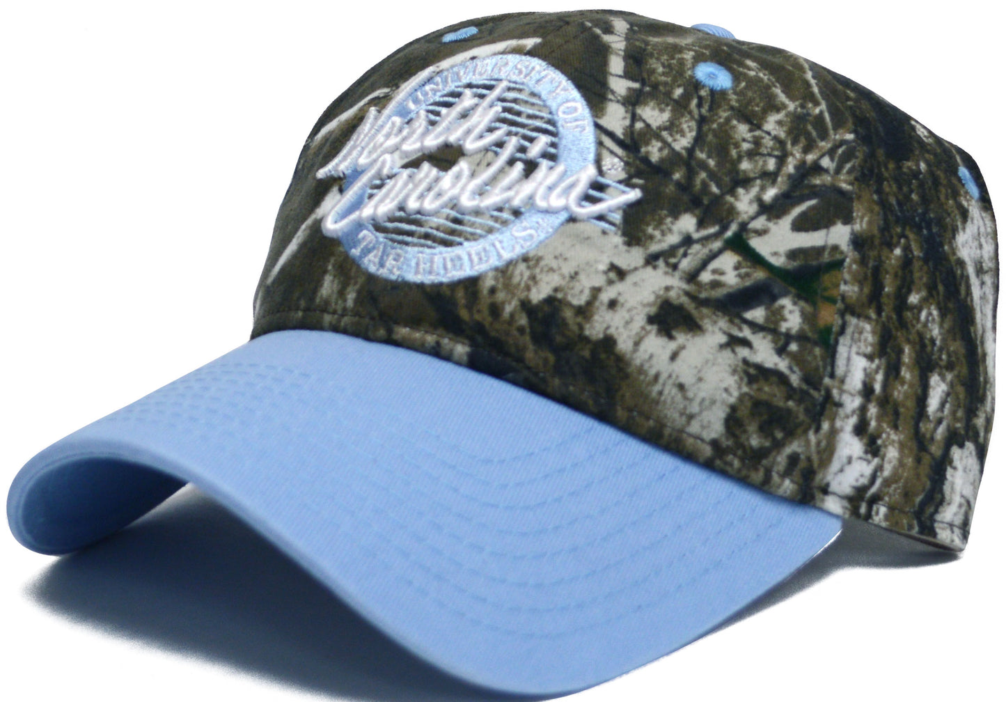 North Carolina Tar Heels The Game Men's Edge Camo Strapback Adjustable Hat