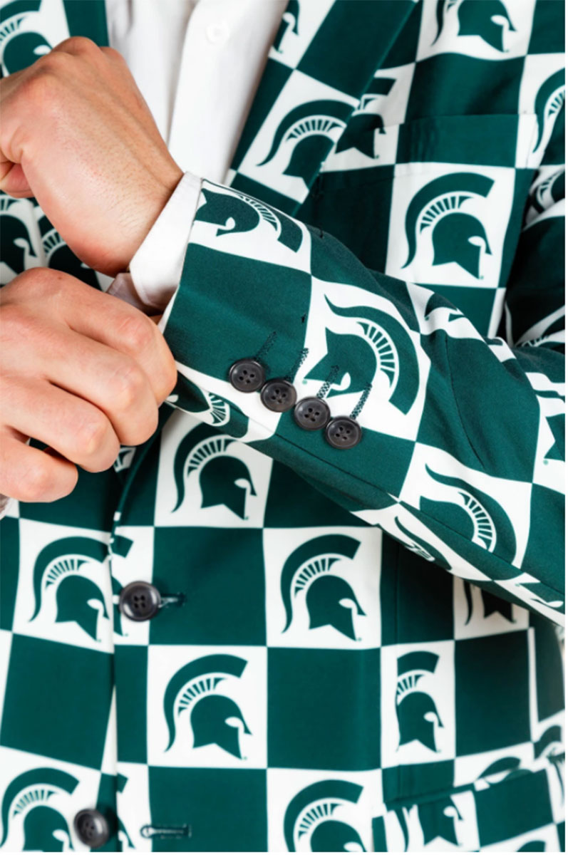 Michigan State Spartans Tellum and Chop Mens Game Day Blazer